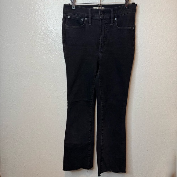 Madewell Denim - Madewell Black Cali Demi Boot Cut Jeans Size 27